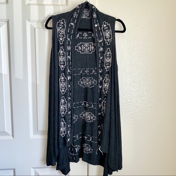 Caite for Athleta Jackets & Blazers - Caite for Athleta Embroidered Open Vest Size Small